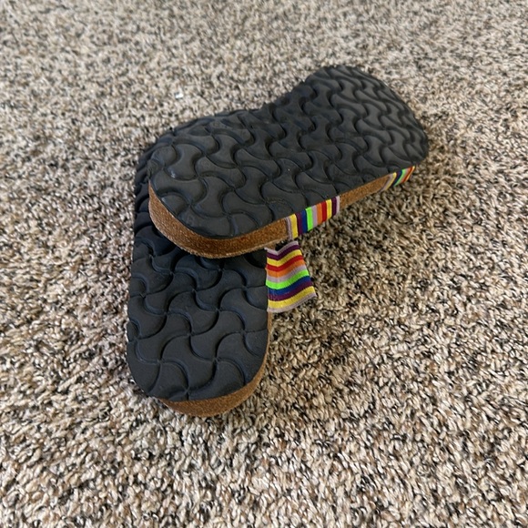 BIRKINS by Birkinstock Curacao Rainbow Stretch Sandals Size 7.5 - Picture 7 of 7
